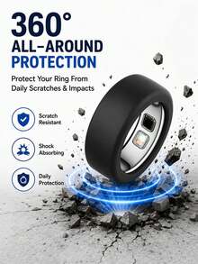 10pcs Silicone Anti-Scratch Soft Ring Protective Covers, Lightweight Daily & Fitness Protection, Scratch-Resistant, Soft Silicone Material, Suitable For Sports Wear - Multiple Styles - View 5