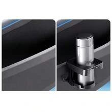 Universal Foldable Car Door Cup Holder, Beverage Bottle Rack, Vehicle Side Door Mounted Beverage Storage Rack, Car Interior Accessory - A - View 4