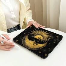1件式翻蓋桌面保護殼，附筆槽，月亮、太陽、星星圖案，360度旋轉支架，內建筆槽，相容 Honor 8/9/10/X8/X8A/X9/X8Pro/X9Pro、MatePad SE 11 吋/MatePad 11 吋/11.5 吋、MatePad Pro、Apple 10代/11代 2025 (A16) - 款式7 - 查看 9