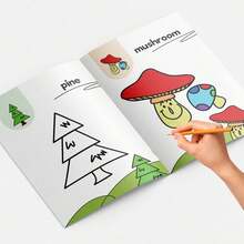 Coloring Book With Word Prompts - Bold Outlines And Simple Drawing Pages, Learn Common Words While Coloring, Simple Layout Easy For Practice, Develop Creativity, Focus And Vocabulary - Fun Coloring Series - View 12