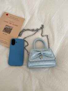 Un bolso bandolera de diseño elegante, exquisito y clásico para mujer, modelo 2026 - Azul - Ver 8