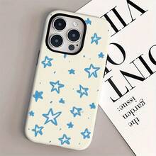 [24h Shipping From DE/FR/ES]Apple 17 16  22 23 24 25 26 Galaxy Phone Case - 2-In-1 Shiny White And Blue Star Case For IPhone 17PM, 16 Pro Max, 11 Pro, 13 Plus, 7/8, SE, XS And XR - 1 Piece Of Picture Color - View 4