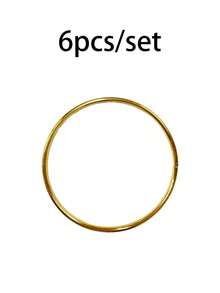 50pcs/Set Wedding Metal Floral Wreaths, Suitable As Wedding And Reception Guest Favors, Woven Rings, Dreamcatcher Rings, DIY Dreamcatcher Craft Materials, Also Suitable For Party Decoration - A - View 15