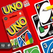 Mattel Classic UNO Matching Card Game With Action Cards, Multiplayer Interactive Travel Board Game Toy, Suitable For Family Game Night And Party, Birthday Christmas Holiday Gift, Suitable For Children And Adults - Classic UNO - View 2