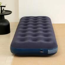 2-In-1 Inflatable Sofa Bed, Convertible Outdoor Camping Lounge Chair, Built-In Cup Holder, Comfortable Flocked Inflatable Mattress, Suitable For Camping, Travel, Picnic And Poolside Use - A - View 10