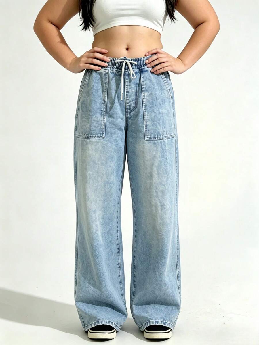Plus Size Jeans - 中蘭 - 查看 1