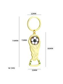 1pc 2026 World Cup Bottle Opener, Customized Fan Souvenir, Multifunctional Keychain, High-Quality Design - View 13