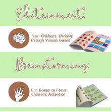 Attention Training Workbook, Includes Visual Search, Spot The Difference, Maze And Logic Challenges, Colorful Illustration Style, Multiple Themes Available, Enjoy Learning Fun Without Screens - Attention Training - View 8