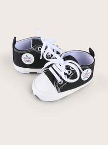 Infant Walking Shoes, Infant Canvas Shoes, Pre-Walker Shoes, Indoor & Outdoor, Spring & Summer, Autumn & Winter - Black - View 7