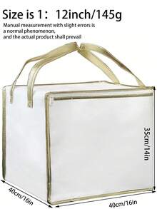 Caja plegable para almacenamiento de pelucas de 8/12 pulgadas, estuche de viaje para pelucas unisex, caja organizadora de hilos, bolsa organizadora de cosméticos - multicolor - Ver 11