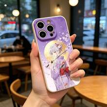 手机壳:适配 iPhone17 16 15 14 13 12 11 proPro Max系列 桜と鯉の和風デザイン 男女高级感 - ブラック - チェックする 3