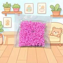 1000顆/包 熔融珠拼圖補充裝 2.6mm 1000顆 3D拼圖珠套組，適用於DIY手工珠寶製作材料－高品質像素拼圖珠，適合創意手工藝 - E9 - 查看 2