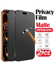 BOLLYMORE 2 buah Pelindung Layar Privasi Matte Buram untuk iPhone 17 Pro Max [6.9 Inci] Aksesori Privasi Anti-Mengintip, Film Anti-Silau Anti-Sidik Jari, Kompatibel dengan Casing Ponsel, Pemasangan Mudah Tanpa Gelembung, Sentuhan Halus, Cocok untuk iPhone 17 Pro Max/17 Pro/17 Air/16/15/14 Plus/13 Mini/12/11 Series - 2 lembar - View 38