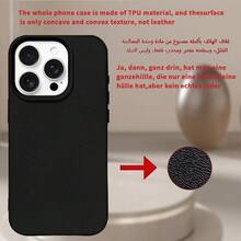 1pc Black Polka Dot UV Printed Pattern Design Leather Texture Phone Case - Multicolor - View 5
