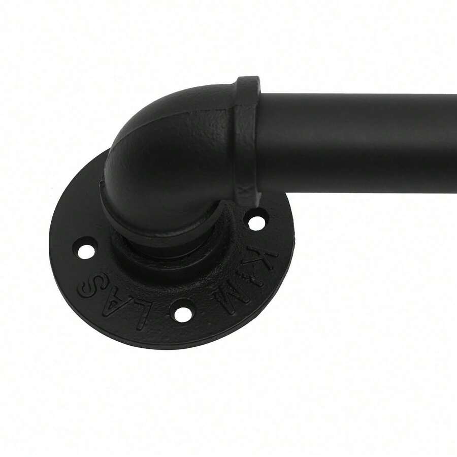 SanBouSi For Stairs Pipe Handrail Metal Sturdy Stair Handrail 12 Feet Handrails - Black - View 1
