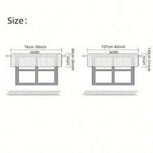 2pcs Modern Minimalist Beige Blackout Short Curtains With Black Lining, Top Grommet Rings, For Dining Room, Kitchen, Cabinet Door, Room Divider, Home Decor, Small Window, Door Curtain - Beige - View 5