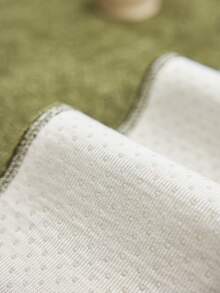 1 pièce Housse de coussin de canapé en chenille de couleur unie, housse de canapé de style minimaliste moderne Wabi-Sabi, housse de siège de canapé douce et respectueuse de la peau, antidérapante et anti-poussière, durable et résistante à l'usure, protecteur de canapé anti-rayures et adapté aux animaux de compagnie, tapis de canapé toutes saisons, lavable en machine, convient pour le bureau, la chambre, le salon, l'extérieur, s'adapte aux canapés en L de 1 à 4 personnes, housse de canapé, housse de canapé - Vert - Voir 10
