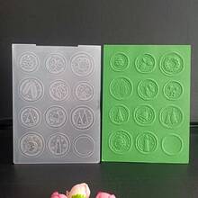 3D Embossed Plate Floral Christmas Wedding Autumn Planner Greeting Card Embossing Template Multi-Theme Embossing Mold/Relief Tool/DIY Handmade - 3D - View 3