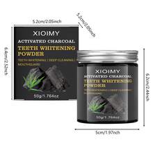 Xioimy Pasta Gigi Arang Aktif 50g, Rasa Mint Alami, Pembersihan Mendalam, Pembersihan Maksimal, Melindungi Enamel Gigi, Menyegarkan Napas, Lembut dan Tidak Iritasi, Penggunaan Sehari-hari, Cocok untuk Gigi Kuning - kuantitas - View 9
