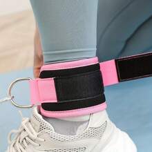 2PCS - Fitness Ankle Strap For Cable Machine, With Double D-Rings And Adjustable Leg Straps, One Size Fit With Premium Padding Cuffs, Ankle Bands For Working Out, Booty Workouts, Leg Extension, Hip Abductors, Kickbacks & Lower Body Exercises - Multicolor - View 10