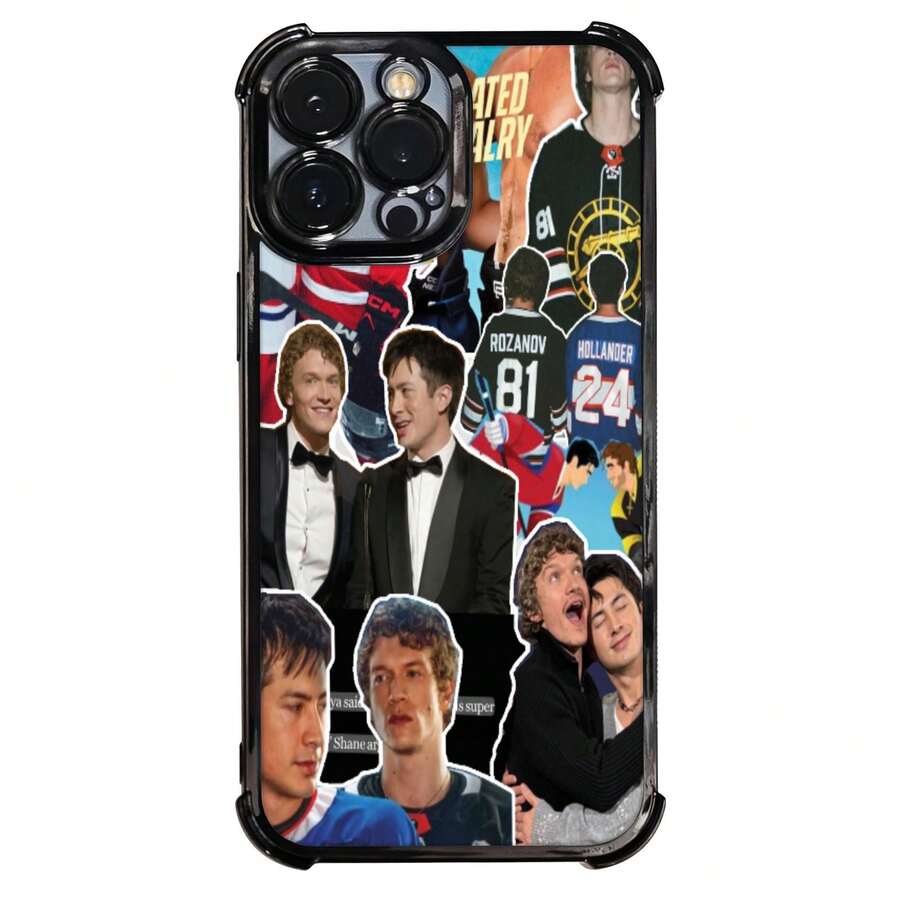 Phone Case: 1 Heated Rivalry 81 24 Phone Case With Electroplating Process, Protective Cover With Reinforced Cushioning And Collision Prevention, Suitable For IPhone 17 16 15 14 13 Pro Max. - Black - View 1