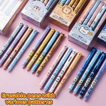 34pcs Set [4 Pens + 30 Refills] / 24pcs Set [4 Pens + 20 Refills] Erasable Gel Pen Set 0.5mm Fine Tip, Stationery Back To School, First Day Of School - Multicolor - View 8
