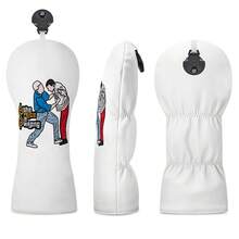 1PC Golf Club Covers With Cartoon Little Figures Pattern, Suitable For Male And Female Outdoor Golf Lovers. A Must-Have Golf Club Protector. - Multicolor - View 8