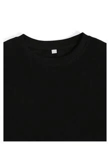 Camiseta del equipo femenino de fútbol de Senegal - Camiseta de manga corta y cuello redondo con diseño de la selección nacional, ropa casual lavable a máquina, adecuada para la temporada de fútbol 2026, eventos del equipo y ropa para aficionados. - Negro - Ver 3