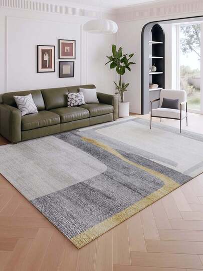 1 tấm thảm trang trí trong nhà phong cách tối giản thời trang, chất liệu giả cashmere mới, mặt dưới có thể giặt, thảm phòng khách, thảm sofa, thảm phòng ngủ, thảm chống trượt cạnh giường, tấm lót sàn phòng chống trượt, thảm phòng ăn và bếp, tấm lót ghế văn phòng, thảm cửa lối vào, thảm dã ngoại ngoài trời, chăn cắm trại ngoài trời, nhiều kích thước
