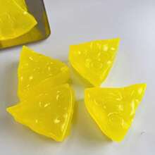 1个蜂蜜芝士慢回弹挤压玩具，创意新奇挤压玩具，青少年及成人减压玩具，生日/节日礼物 - 彩色 - 查看 13