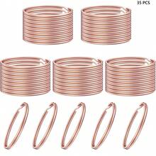 35pcs 1 Inch Metal Key Rings, Durable Round Open Key Rings, Suitable For Home, Office And Car Keys, Pet Tags, DIY Crafts And Keychain Lanyard Making - Aperture - View 12