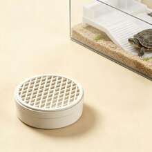 PVC Material Easy To Clean Detachable Turtle Waste Collector, Suitable For Fish Tank And Turtle Tank, Includes 110mm Toilet Turtle, Mud Turtle, Helmet Turtle Waste Separator - White - View 10