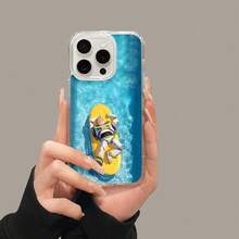 1 pieza Funda transparente magnética de acrílico, diseño único, alta apariencia, versátil, antideslizante y antigolpes con protección multifuncional, compatible con Samsung, Apple, OPPO y  XYTMCX1701 - TMCX-TM-XYTMCX1701+S008 - Ver 3