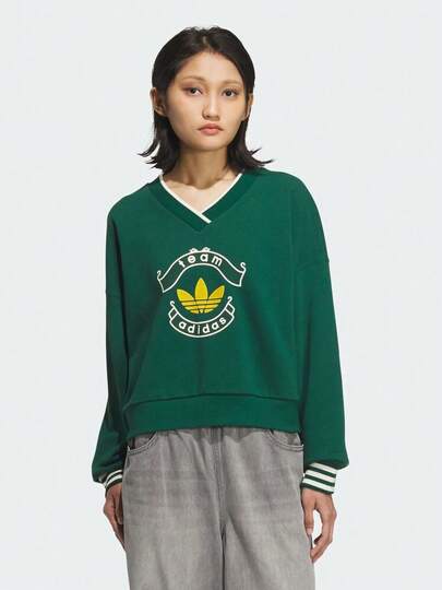 Adidas Originals 女款 IH SWEATCREW W 針織運動衫 無帽款 KC5846