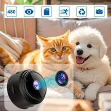 Miniature Mini Camera, Home Security Camera, Portable Hidden Camera, HD 1080p Smart Mini Camera, HD Night Vision Wireless WiFi Camera, Only Supports 2.4G Network, Remote Monitoring, SD Card Expandable Memory, Indoor HD Network Monitor, USB Powered Home Camera, Suitable For Home, Office And Other Scenarios, Meets Various Needs, 24-Hour Peace Of Mind Online - Black - View 5
