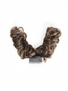 One-Piece Bun Wig, With Comb And Clip, Bun Hair Extension, Suitable For Women's Fashion Hair Clips And Vacation Looks. - Multicolor - View 15