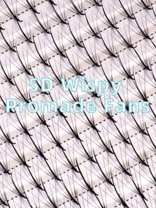 800片 20排 XXL 托盤 3D 4D 5D 6D 8D 10D 2D 600片 12D 14D，400片 Hybrid Wipsy 5D 7D 9D 手工預製俄羅斯濃密睫毛 超快速 窄尖銳細底 韓國進口 PBT 纖維 C D 8-15mm 專業預製扇形 - C - 查看 90