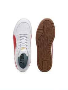 Puma Caven Casual Low-Top Shoes 40448405 - Red and White - View 3