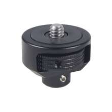 1/4 Inch Screw Quick Release Replacement Base 360° Rotatable Anti-Reinverse Adjustable Metal 1/4 To 1/4 Adapter Compatible With Tripod Selfie Stick And Devices With 1/4 Screws Photography Accessories - View 4