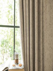 1pc Blackout Thermal Insulated Curtain Fabric - 99% UV Resistant Polyester, Rod Pocket Hanging, Non-Bleachable Plain Weave, Bedroom Art Theme, Coated Blackout Thermal Insulation, Noise Reduction - Perfect For Bedroom, Farmhouse And School Deep Sleep (180g Fabric Weight) - Multicolor - View 9