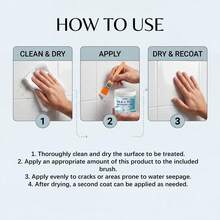 1pc 300g/10.58oz Tile & Bathtub Refinishing Paint With Brush, Water-Based Bathtub Refinishing Coating, Waterproof & Scratch-Resistant Ceramic Repair Agent - Tile and Bathtub Refinish Paint - View 7