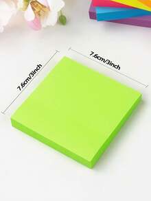 36 Books 1800 Pages 3x3 Inch Index Sticky Notes, Back To School Gift, 12 Vibrant Neon Colors Square Tear-Resistant Thick Paper Self-Adhesive Note Pads, Efficient Note-Taking And Organizing, Suitable For Students, Office, Daily Tasks, Meetings, Classroom Rewards And School Supplies, Back To School Gift, Teacher Gift (6/36 Books) - Color - View 3