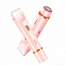 Waterproof Women Multifunctional Hair Trimmer USB Rechargeable Bikini Shaver Kit - Pink - View 5