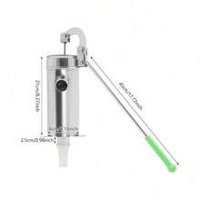 Deep Well Hand Pump, Manual Well Water Pump Suction For 10 Meters Of Groundwater, Stainless Steel Pitcher Well Drilling Kit For Home Garden Yard[A Good Gift For Family And Friends] - Default - View 3