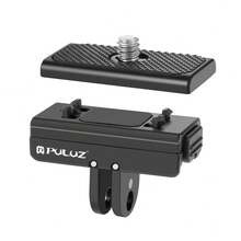 Dudukan Pelepas Cepat Magnetik PULUZ untuk Insta360 Ace / Ace Pro / X4 / X4 Air (Warna: Hitam) - View 12