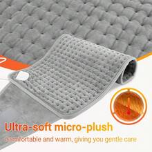 Hailicare Multifunctional Heating Pad Electric Blanket Heating Belt Home Warmth Essential Leg/Abdomen/Hand/Full Body Warmth Office Home Use 9 Adjustable Temperature Levels 4 Timer Options Ideal Holiday Gift - Grey - View 6