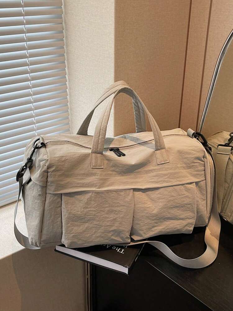 Summer Sport Gym Bag For Women Men, School Weekender Overnight Travel Duffel Bag - Multicolor - View 14