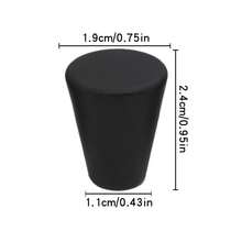 4/8pcs Plastic Conical Drawer Pulls, Cabinet Door Handles, Suitable For Drawers, Cabinets, Wardrobe Doors, Vanity Cabinet Doors, Bedroom Decor, With Installation Screws Included - single hole - View 4