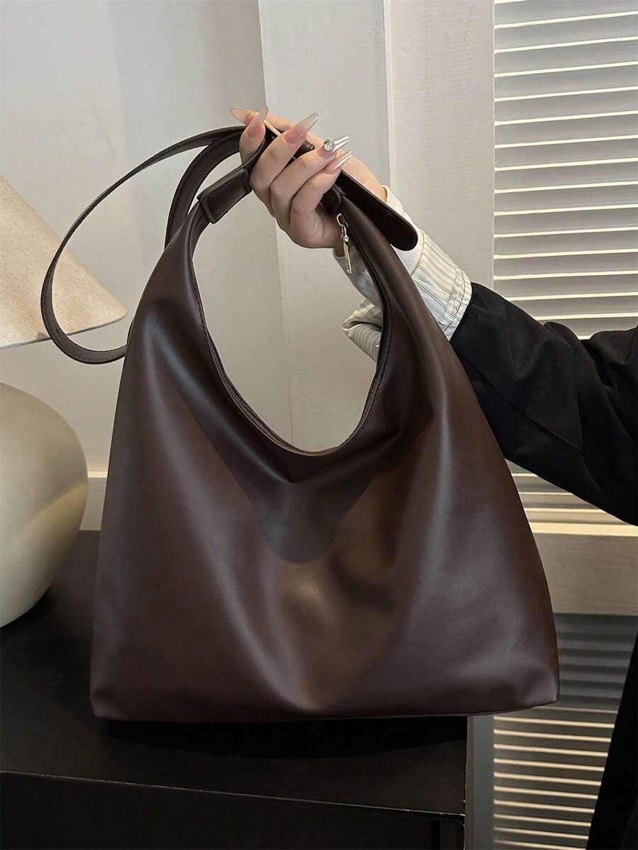 Bolso de hombro para mujer, nuevo diseño de moda, elegante y con estilo - Negro 4 - Ver 1