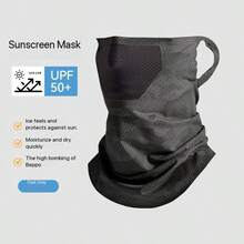 UV Protection Face Mask/Neck Gaiter UPF 50+ Reusable Sun Protection Mask Breathable Ice Silk Neck Guard For Golf, Hiking, Running, Cycling, Outdoor Sports, Summer Ear Loop Men's Sun Protection Mask Neck Guard Full Face UV Protection Ice Silk Cycling Fishing Outdoor Neck Gaiter Mask - Multiple Styles - View 15